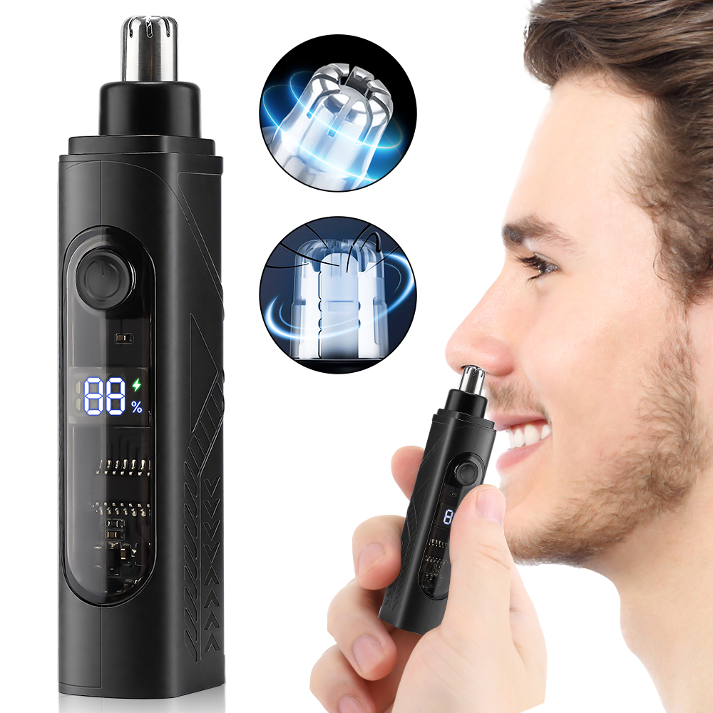 Nose Trimmer - 電気鼻毛バリカン充電式自動シェービング鼻トリマーユニセックスプロフェッショナル洗える無痛鼻毛トリマー
