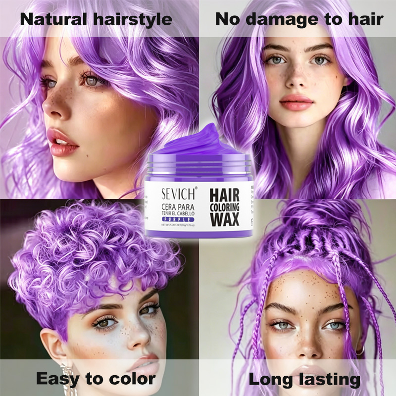 Shaving Cream - バレンタインデー用ヘアカラーワックス 男女兼用 ヘアクレイ ファッション ワンタイム一時的なスタイリング染料クリーム 簡単洗浄