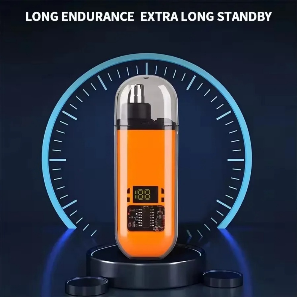 Nose Trimmer - 電気鼻毛トリマークリッパーミニポータブルひげトリマー男性用USB充電式トリマー耳と鼻のヘアカットマシン用