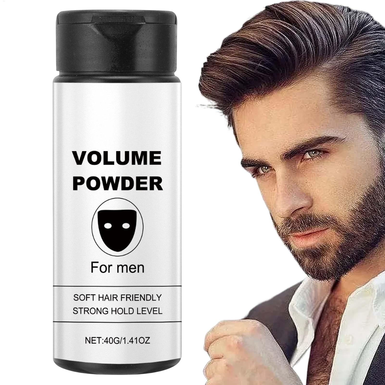 Men'S Grooming Hairstyles - テクスチャパウダー ボリュームアップ テクスチャライジング メンズヘアパウダー ポータブル ヘアスタイルボリューム