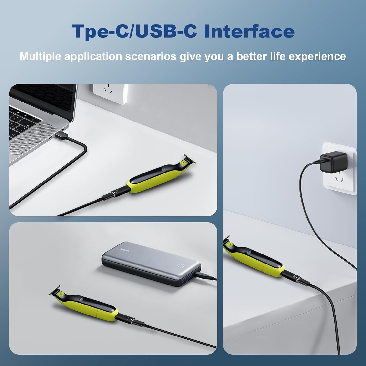 4.3V Type-C シェーバーアダプター充電器コンバータ - Aftershave のレビューと価格