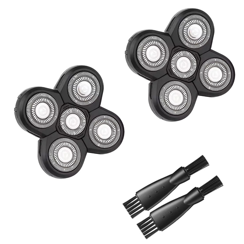 2パック電気シェーバー交換用シェーバーヘッド5D独立5カッタ - Electric Razor のレビューと価格