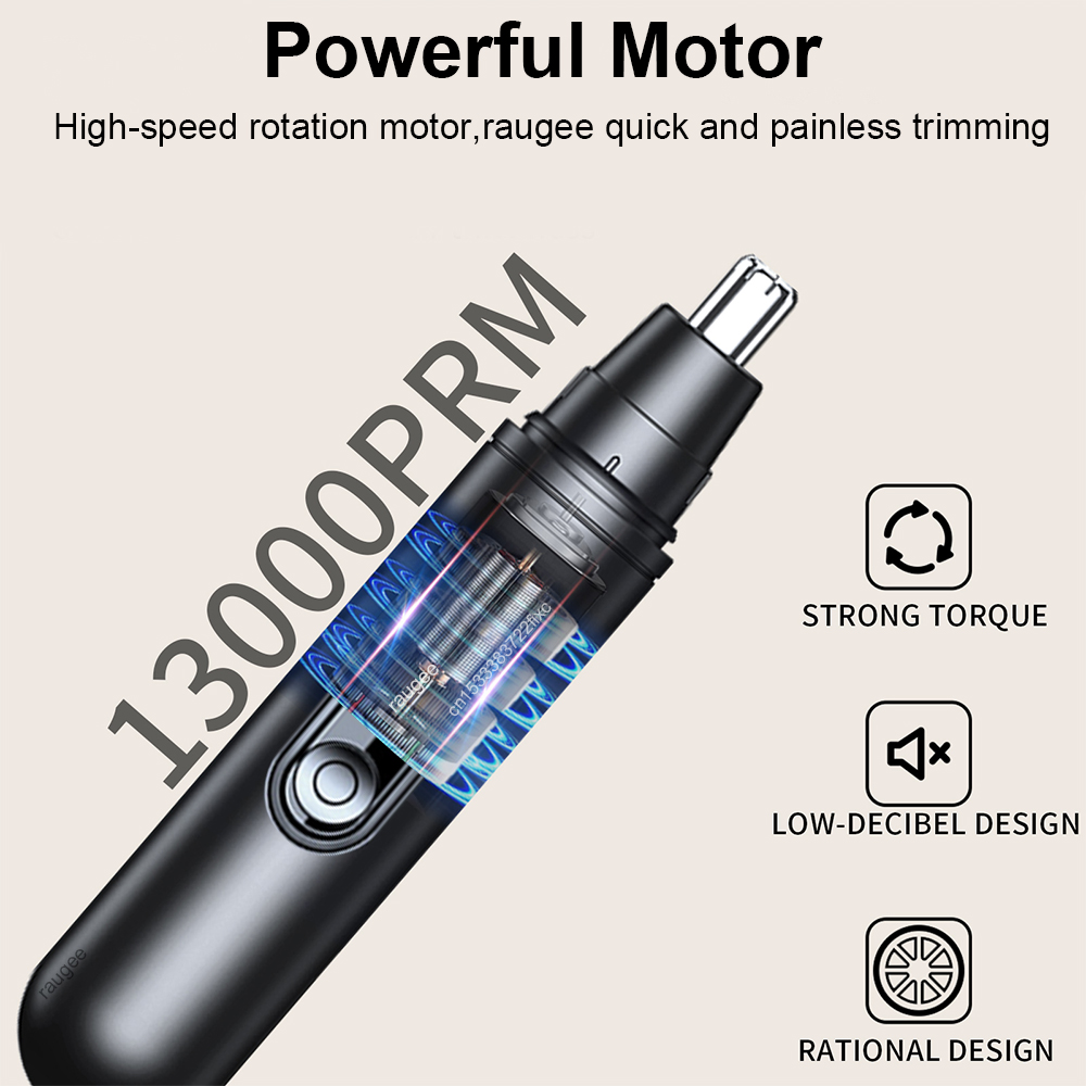 男性用鼻毛トリマー 電動鼻毛カッター 携帯用鼻耳トリマー U - Nose Trimmer のレビューと価格
