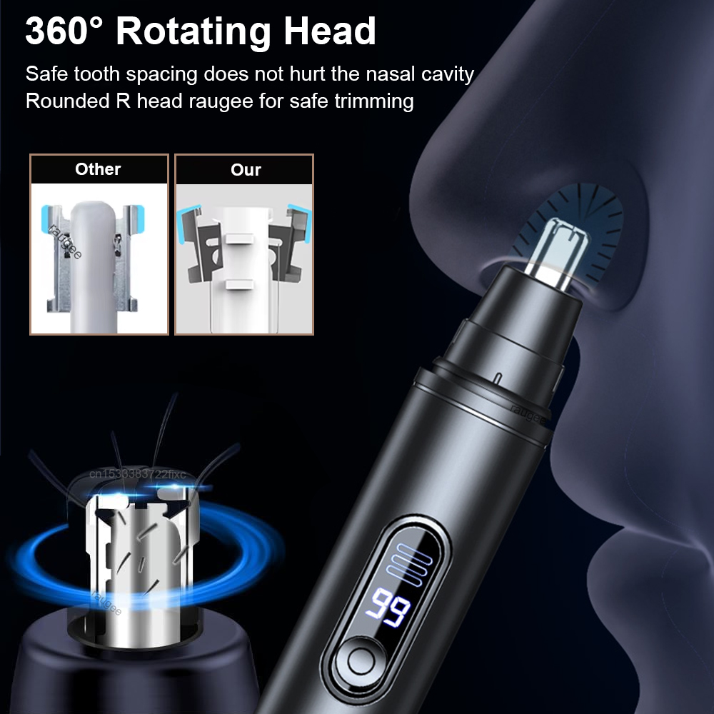 男性用鼻毛トリマー 電動鼻毛カッター 携帯用鼻耳トリマー U - Nose Trimmer のレビューと価格