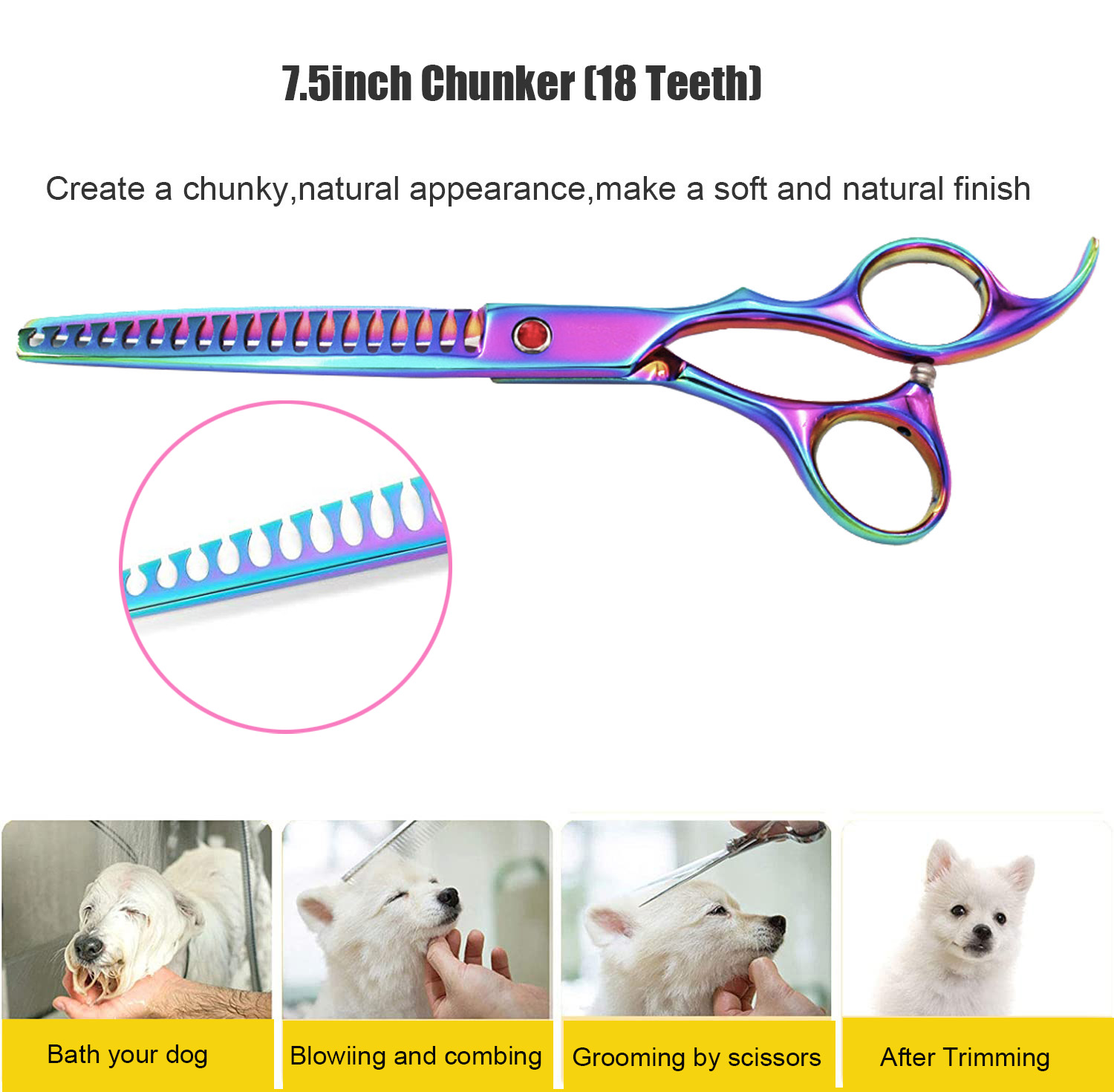 プロの犬用グルーミングはさみ、カーブとストレートのシザー、犬 - Grooming Scissors のレビューと価格