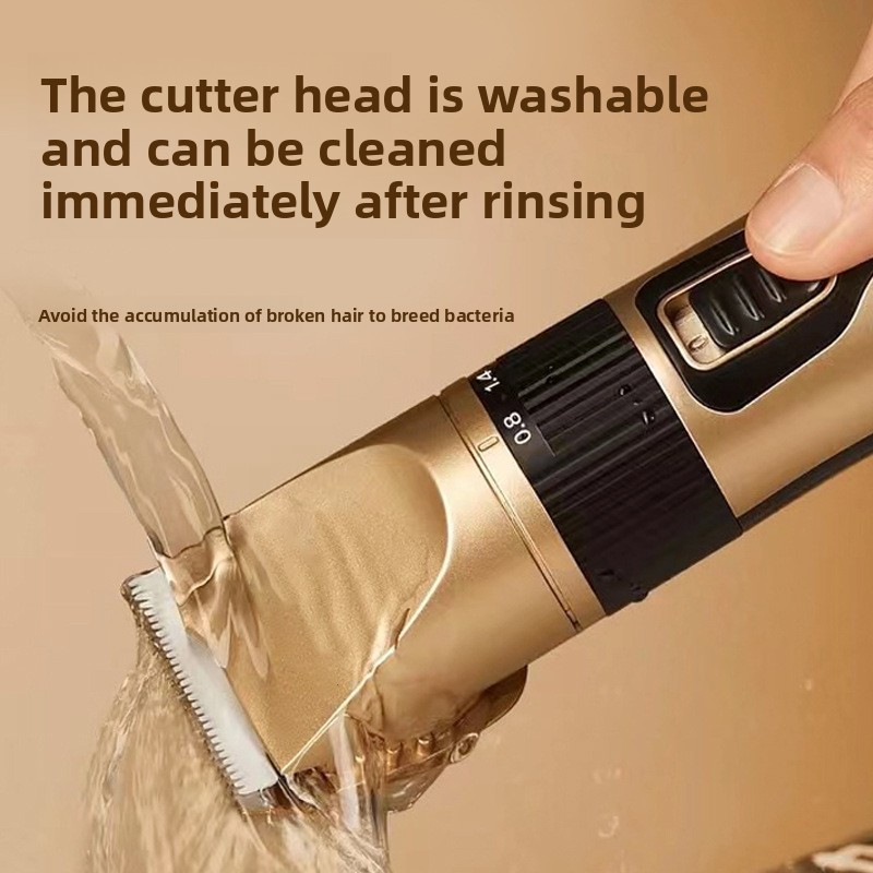 家庭用ヘアカット電動プッシュカットヘア充電式電動プッシュ洗え - Electric Razor のレビューと価格