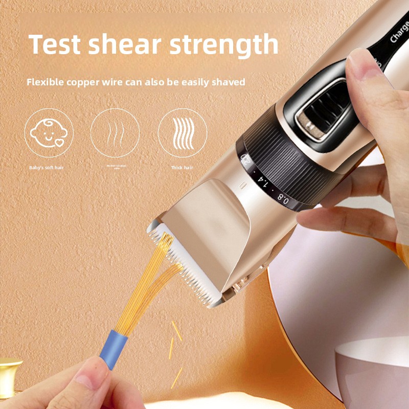 家庭用ヘアカット電動プッシュカットヘア充電式電動プッシュ洗え - Electric Razor のレビューと価格