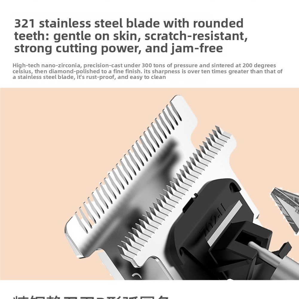 家庭用ヘアカット電動プッシュカットヘア充電式電動プッシュ洗え - Electric Razor のレビューと価格