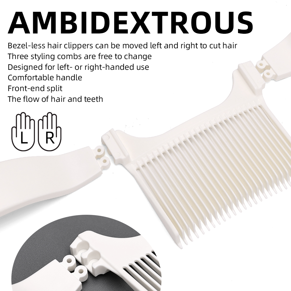プロ用バリカンアライメントコームセット、マルチサイズカーブヘ - Hair Clipper のレビューと価格