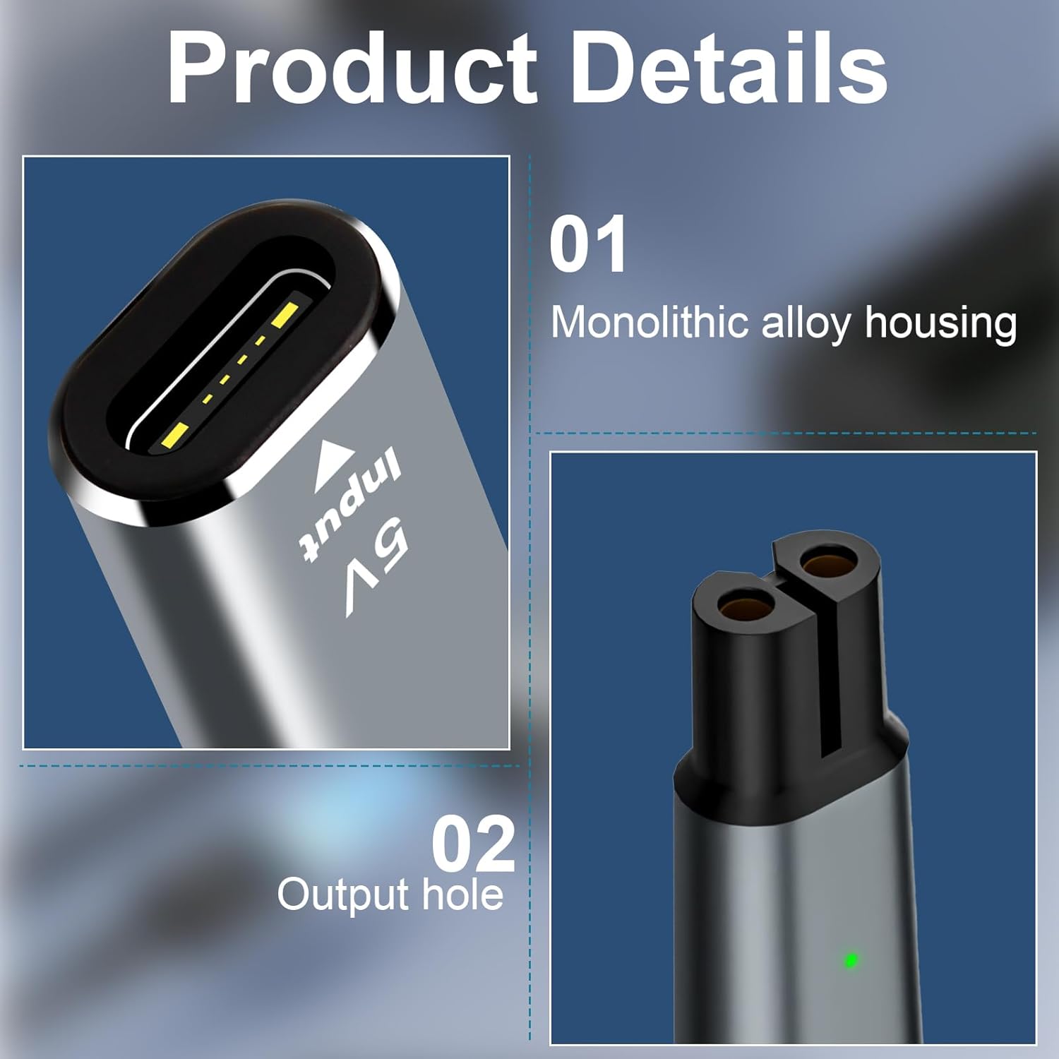 5V Type-C シェーバーアダプター充電器コンバーター  - Beard Trimmer のレビューと価格