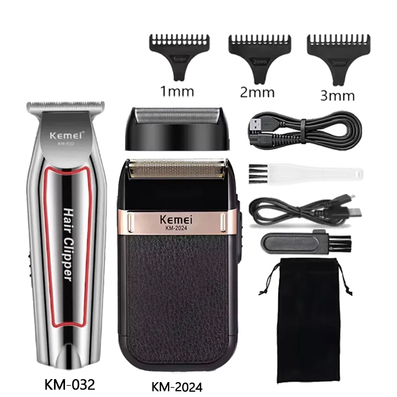 Kemeiバリカンキット KM-2296 KM-032 KM - Electric Shaver Rotary のレビューと価格
