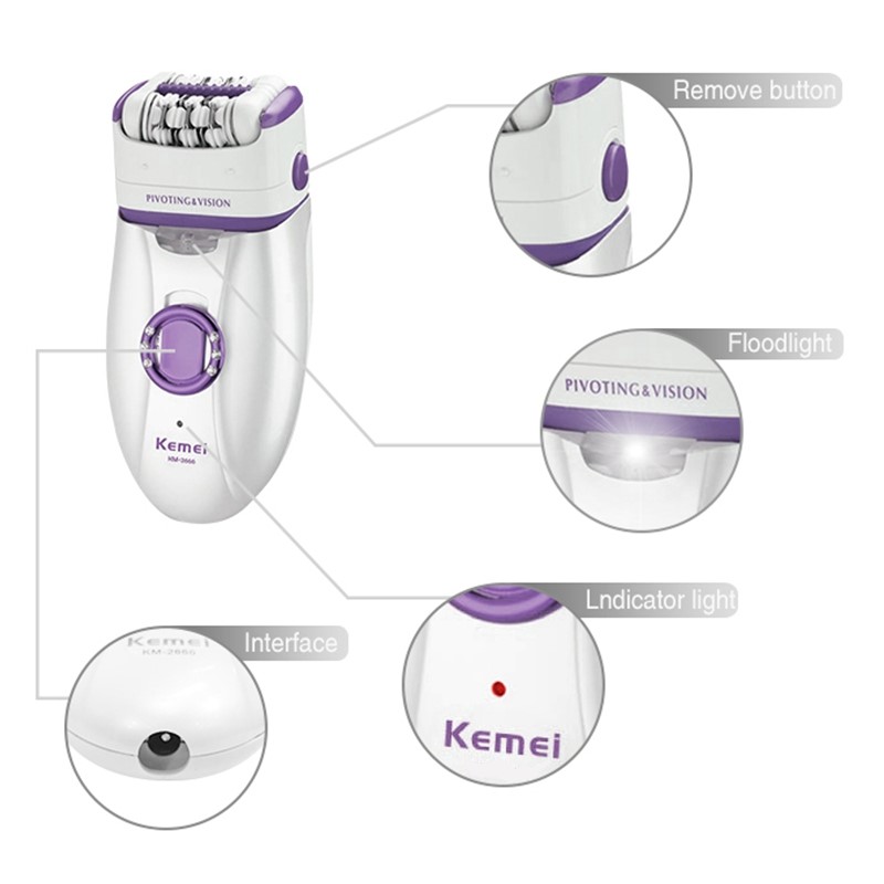 3in1電動女性用脱毛器、女性用シェーバー、脚、体毛除去、唇 - Body Trimmer のレビューと価格