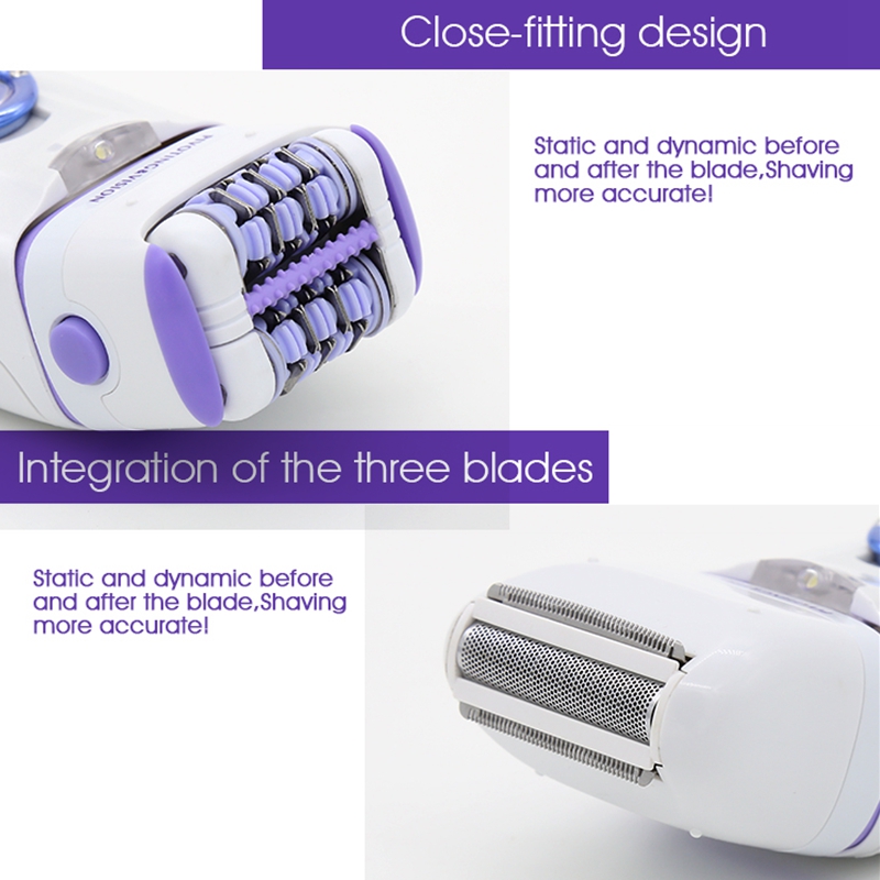 3in1電動女性用脱毛器、女性用シェーバー、脚、体毛除去、唇 - Body Trimmer のレビューと価格