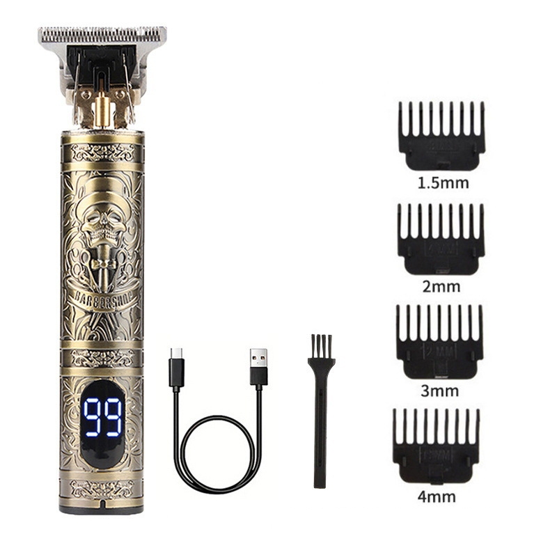 T9 LCD 電動ヘアカッター オイルシェービングヘッド 電 - Beard Oil のレビューと価格
