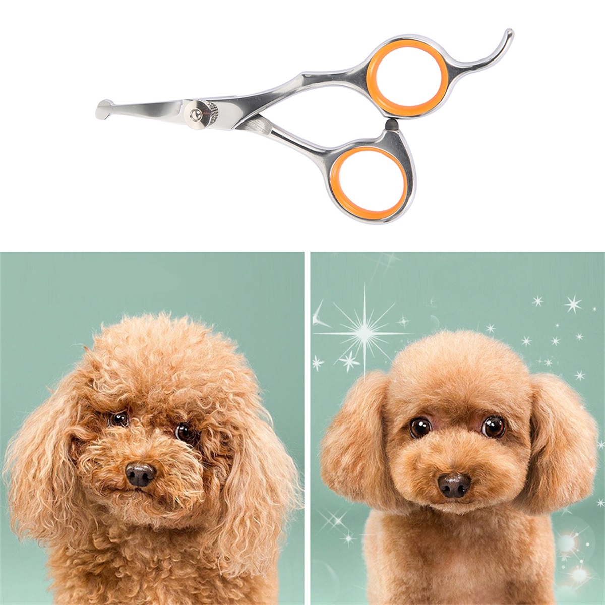 ペットグルーミングハサミ 丸刃 犬/猫グルーミングシザー ペ - Grooming Scissors のレビューと価格