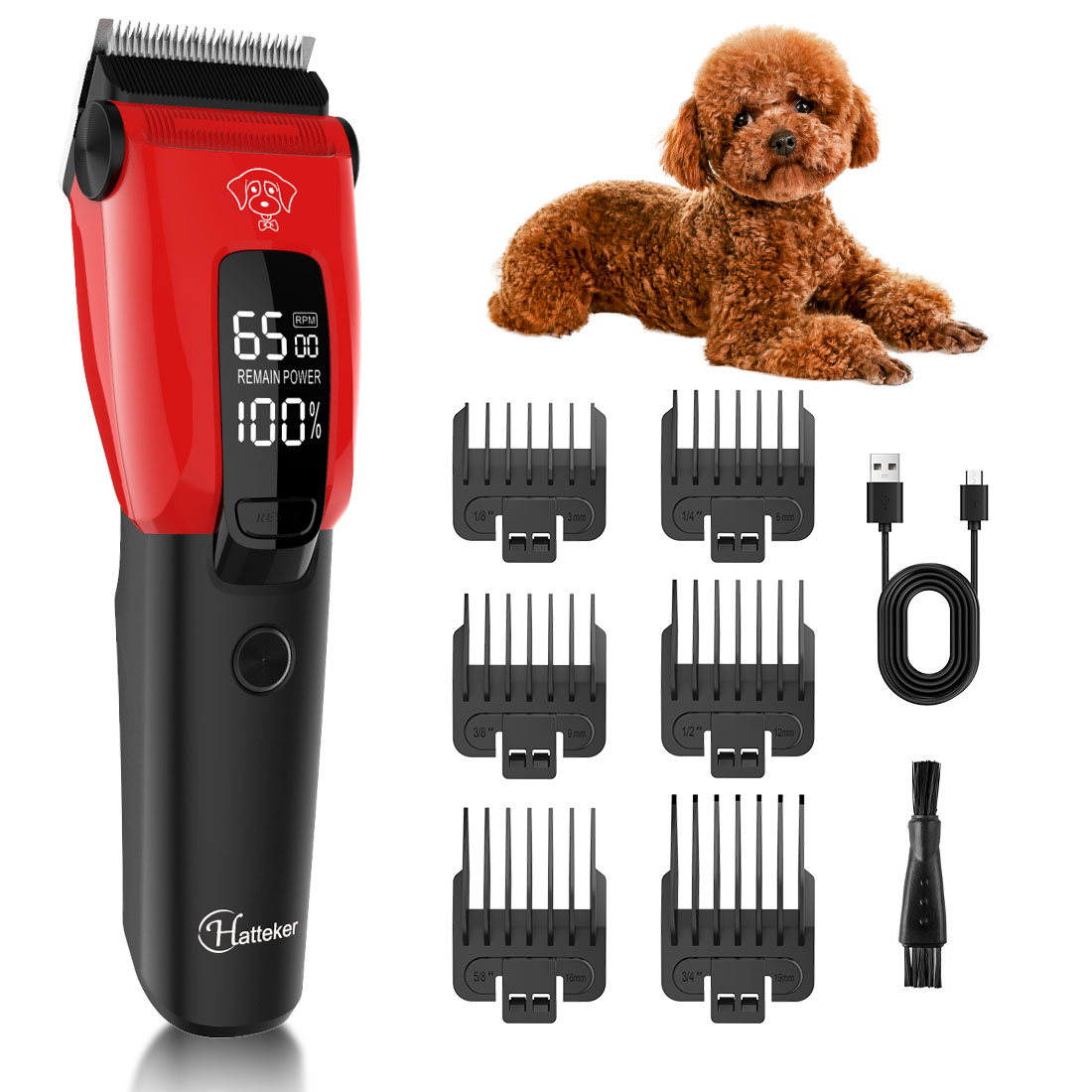 ハッテカー電動ペットバリカン 犬猫用 プロ仕様ペットグルーミ - Grooming Kit のレビューと価格