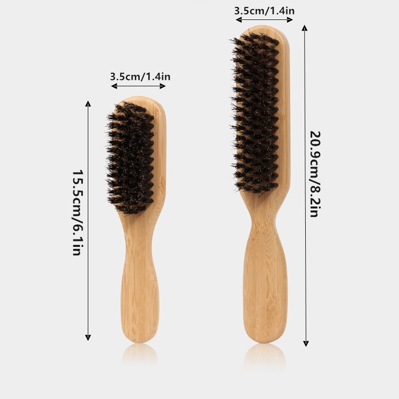 メンズ ビアード & ヘア スタイリング ブラシ – 竹ハン - Men'S Grooming Hairstyles のレビューと価格