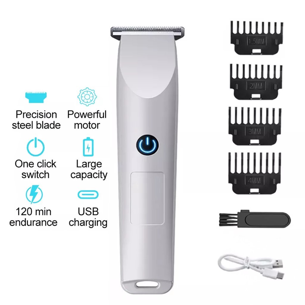 メンズプロ電動バリカンひげトリマーカッティングバーバーシェー - Beard Trimmer のレビューと価格