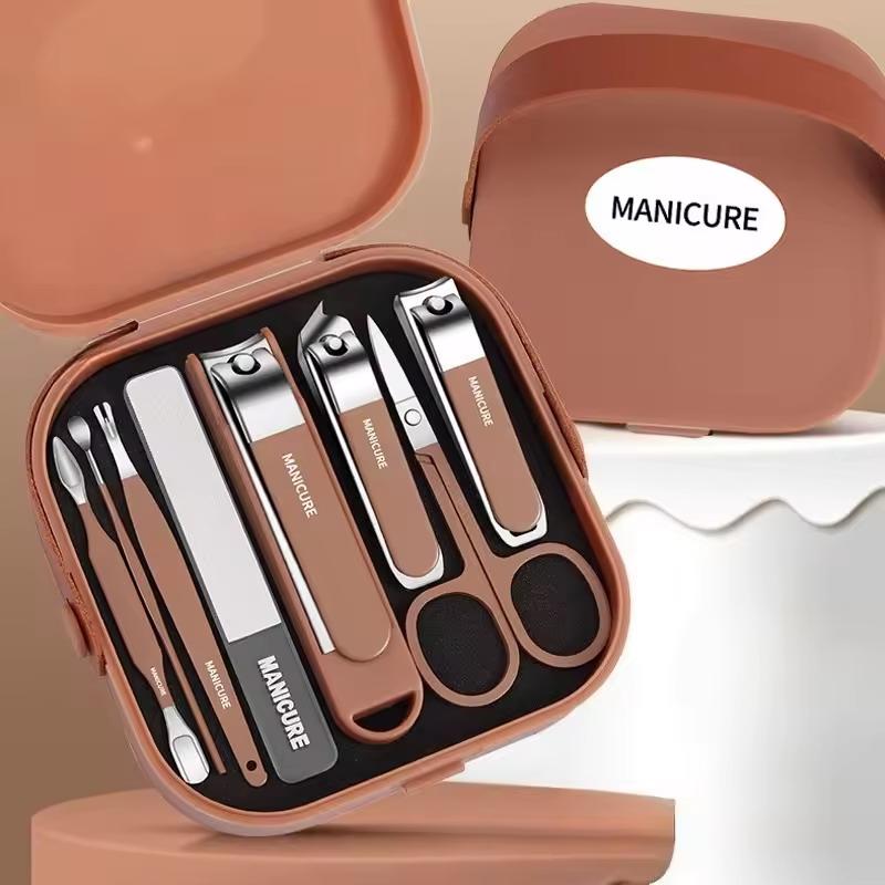 ネイルケアキット 飛沫防止マニキュアセット ステンレス鋼製爪 - Mens Grooming Travel Kit のレビューと価格