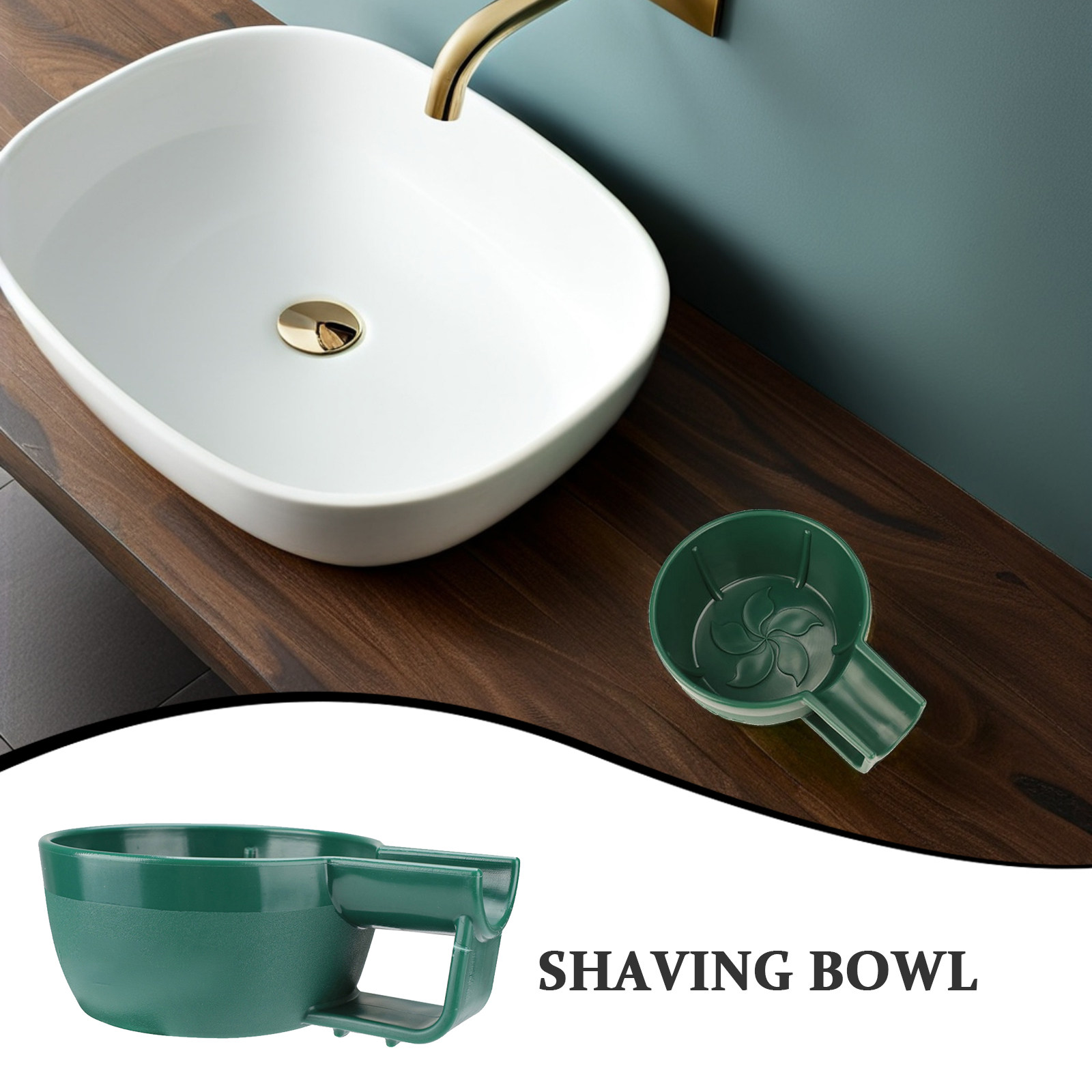 シェービングクリーム用ボウル、深型プラスチック製、シェービン - Shaving Cream のレビューと価格