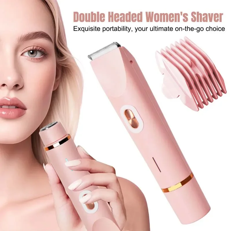 女性用電気シェーバー ダブルヘッド デュアルパーパス 女性用 - Body Trimmer のレビューと価格