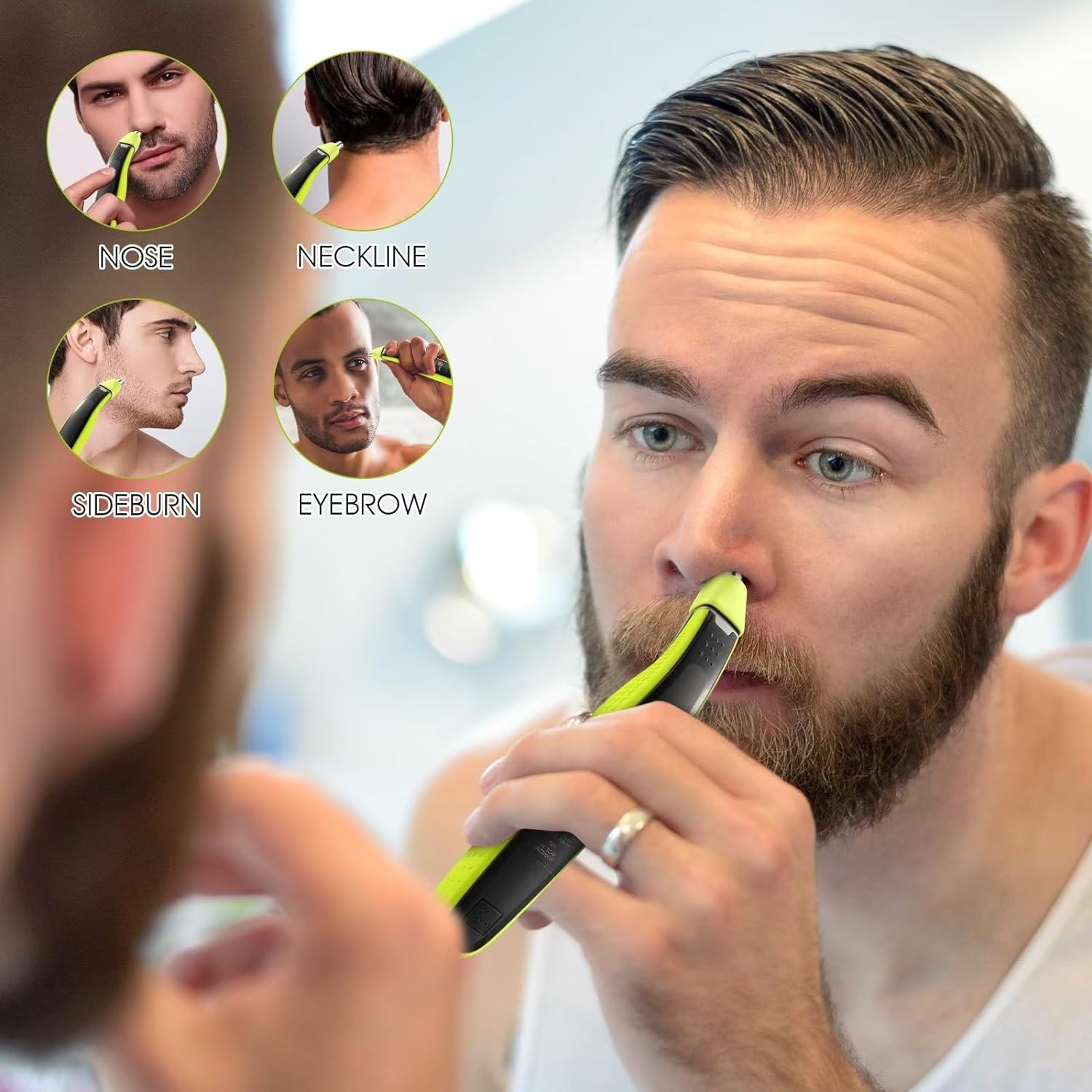 YUKU 鼻毛トリマー交換刃ヘッドフィリップス 1 ブレード - Electric Shaver Rotary のレビューと価格