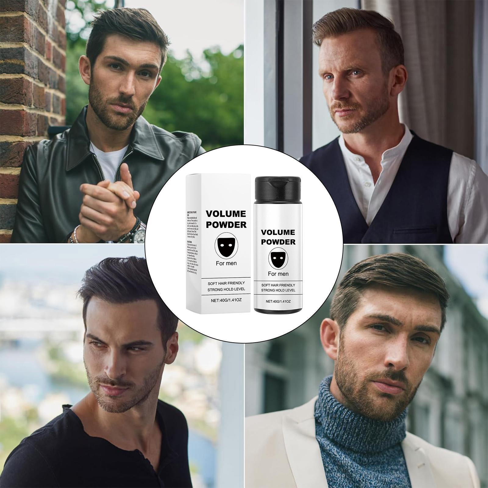 男性用ヘアテクスチャパウダー 簡単に塗布できるボリュームアッ - Men'S Grooming Hairstyles のレビューと価格