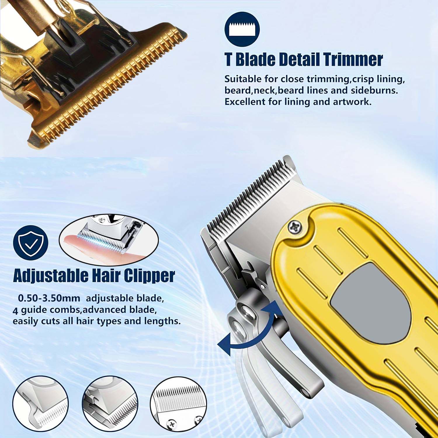 2 in 1電動バリカン＆T字型トリマーセット（男性用）-コ - Body Trimmer のレビューと価格
