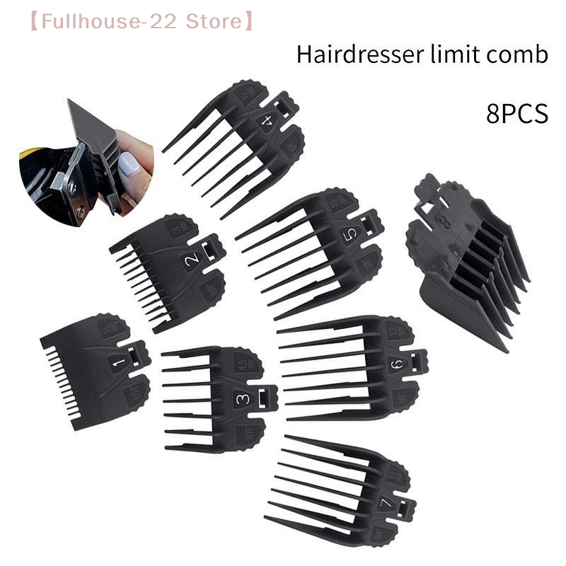 【MAX-22】8個/セットユニバーサルヘアクリッパーリミッ - Hair Clipper のレビューと価格