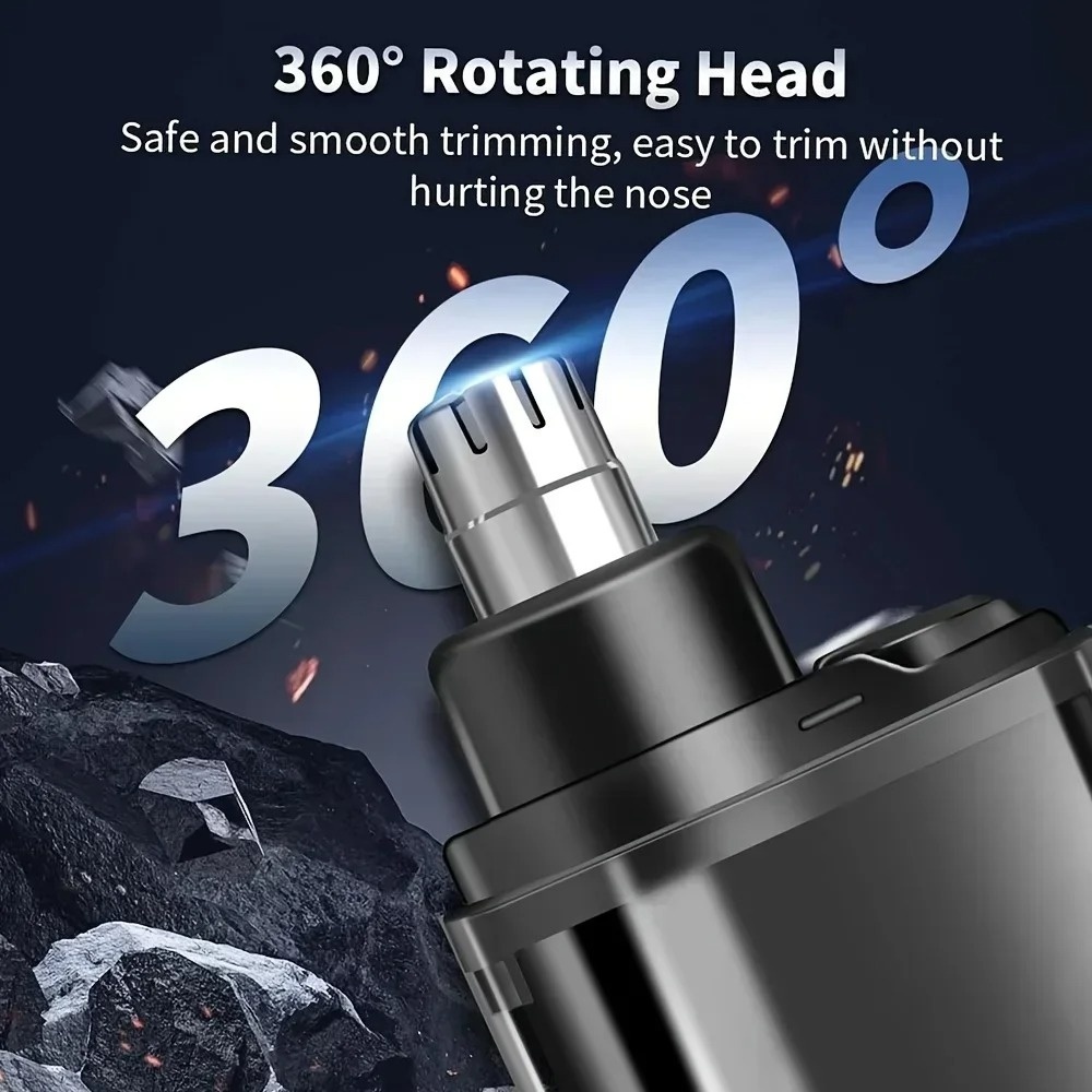 鼻毛トリマー充電式電気鼻毛リムーバー男性眉毛シェービングカミ - Nose Trimmer のレビューと価格