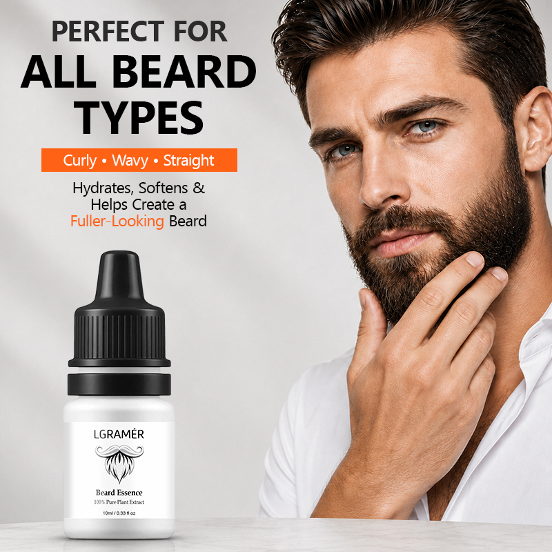 男性用ひげ成長血清 顔の毛包に栄養を与える ひげの脱落を軽減 - Beard Oil のレビューと価格