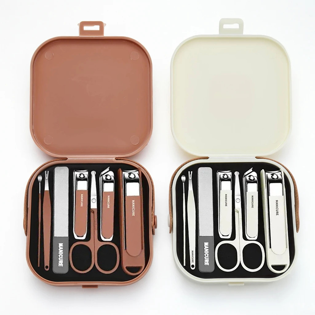 ネイルケアキット 飛散防止マニキュアセット ステンレス製爪切 - Mens Grooming Travel Kit のレビューと価格