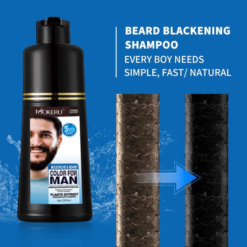 新しいひげと染毛剤シャンプー使いやすい高速カラークリーム男性 - Shaving Cream のレビューと価格