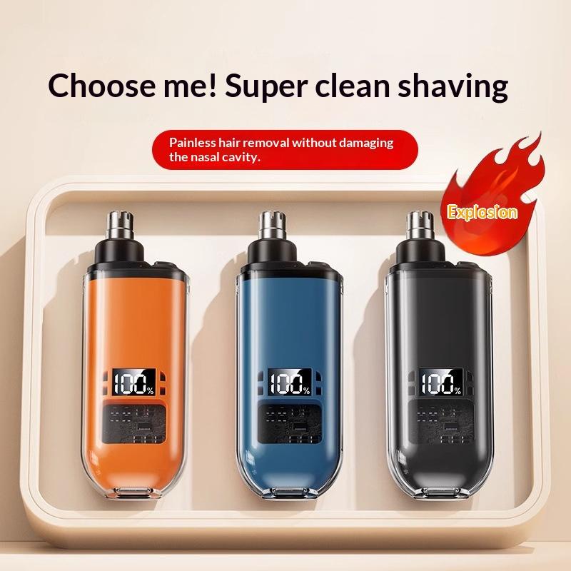 USB充電式鼻毛・耳毛トリマー男性用、ミニポータブル電動バリ - Nose Trimmer のレビューと価格