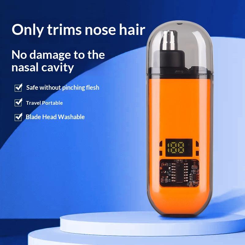 USB充電式鼻毛・耳毛トリマー男性用、ミニポータブル電動バリ - Nose Trimmer のレビューと価格