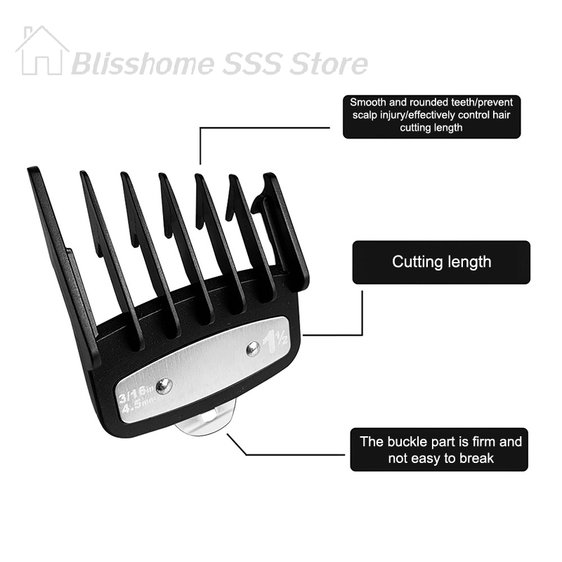 【S】2個入りヘアクリッパーリミットコームガイド高品質実用的 - Hair Clipper のレビューと価格