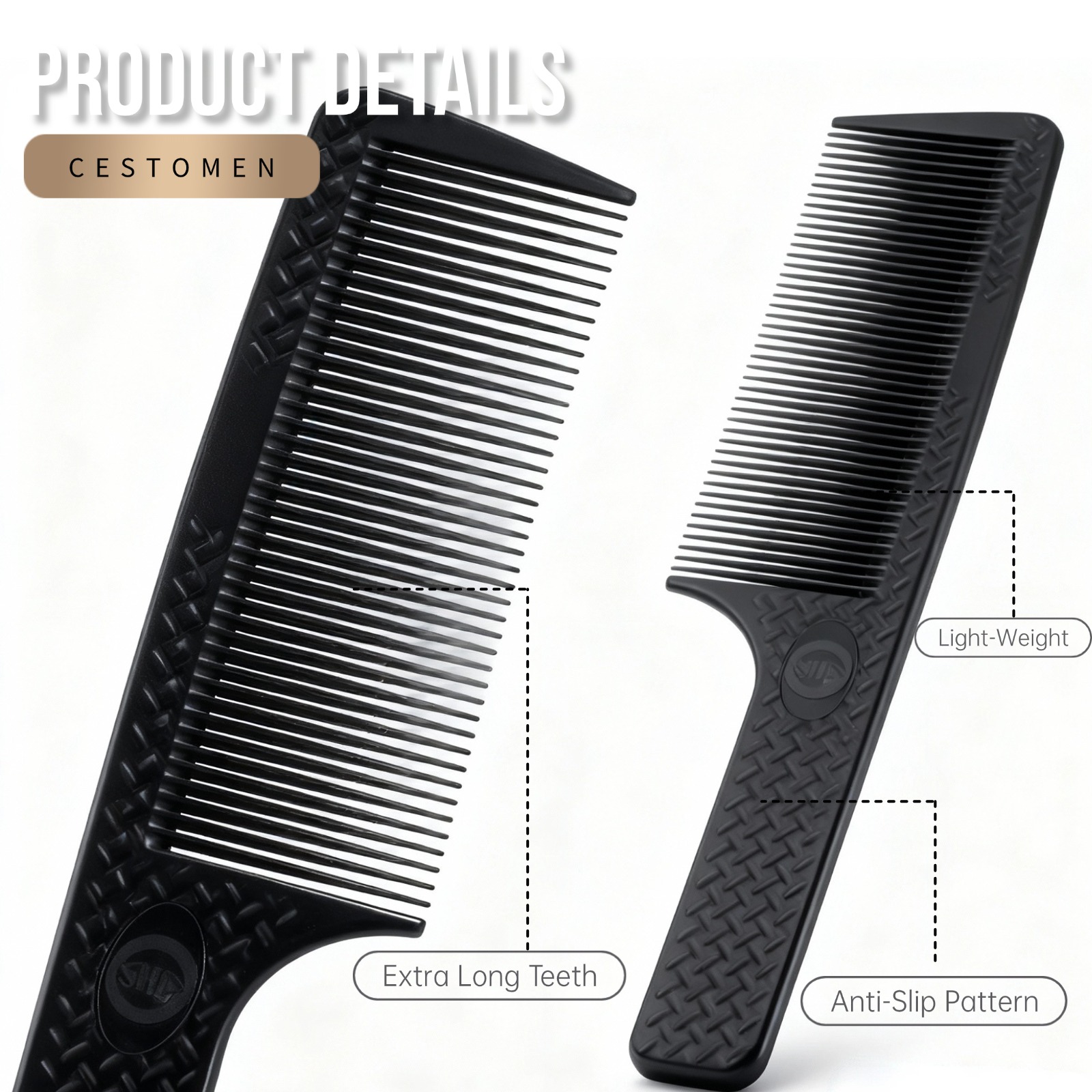 プロフェッショナルヘアカットコーム3点セット – メンズグル - Men'S Grooming Hairstyles のレビューと価格