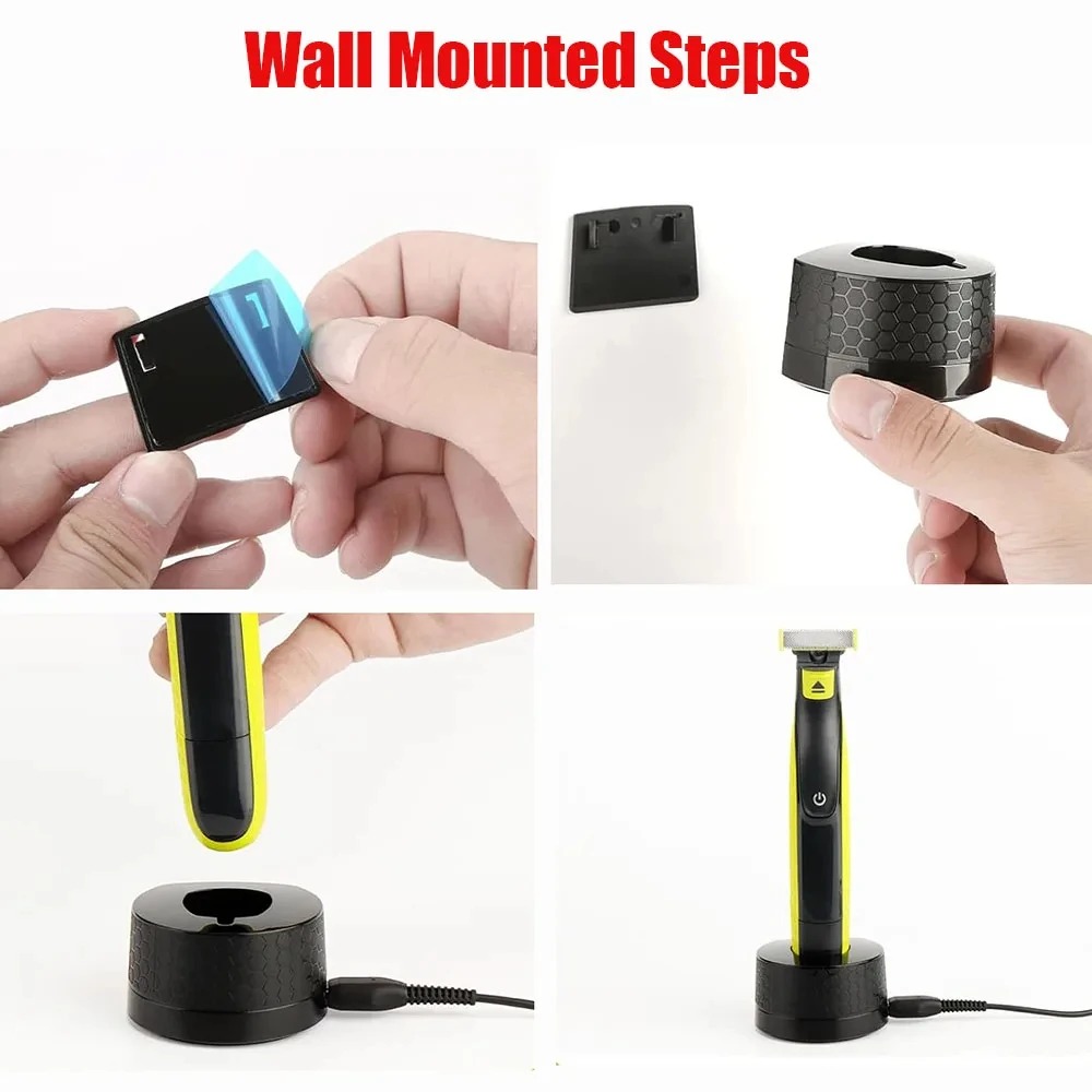 新しい壁掛け式充電ベース充電器ホルダー フィリップス ノレル - Electric Shaver Rotary のレビューと価格
