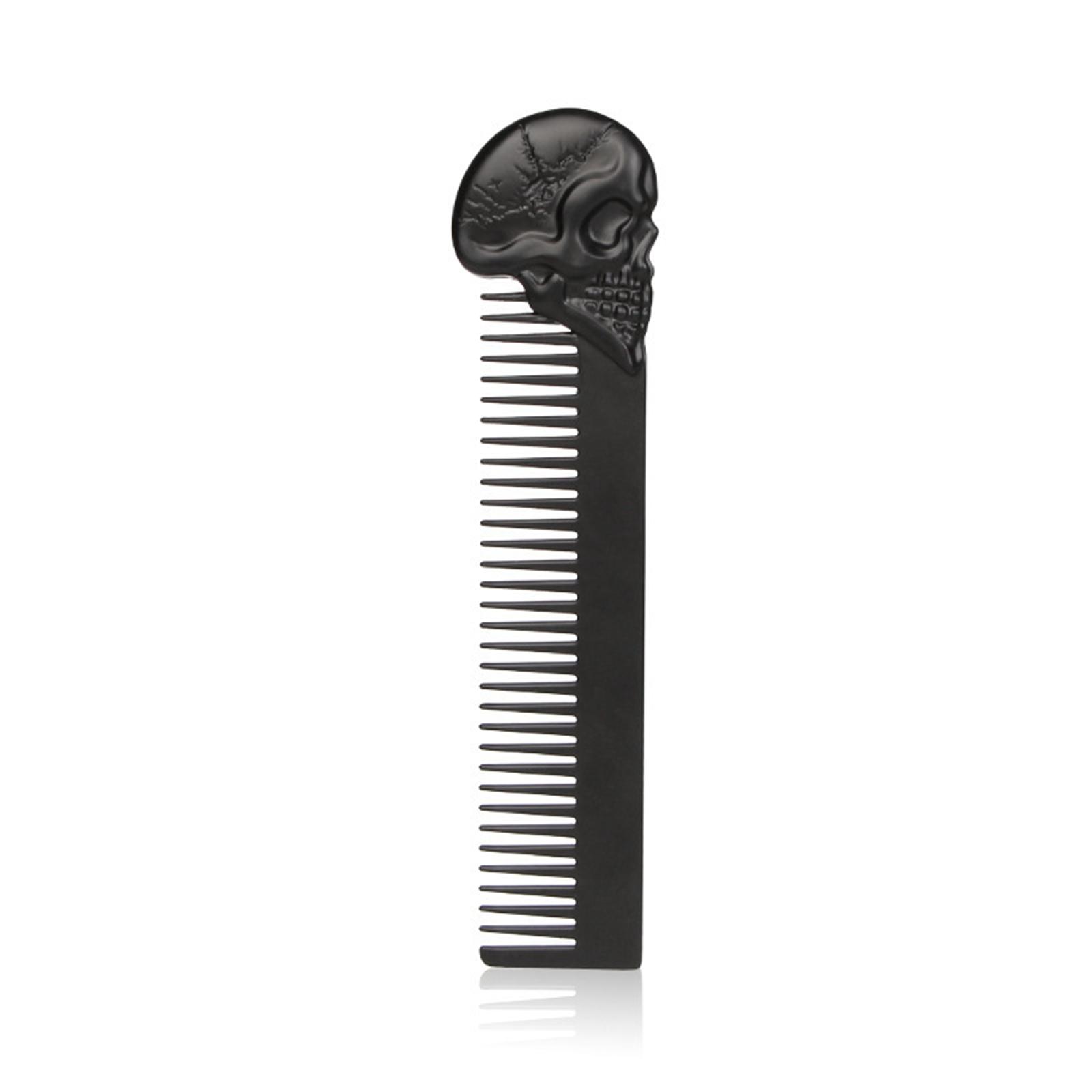 スカルヘッドポケットひげ櫛亜鉛合金細歯理髪ツール美容師スタイ - Men'S Grooming Hairstyles のレビューと価格
