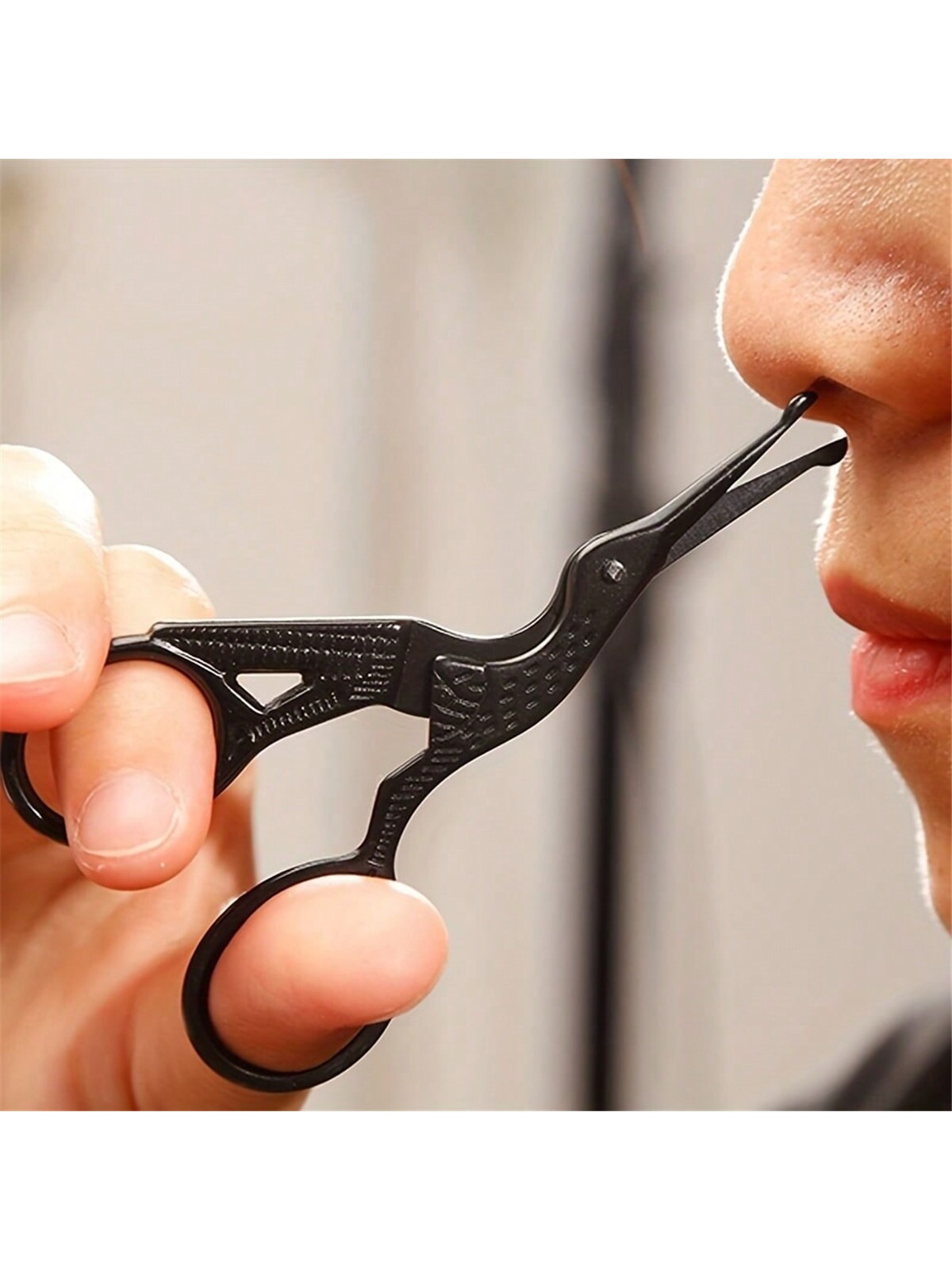 鼻毛ハサミ、ステンレス製の丸い先端トリマー、精密な眉毛ハサミ - Grooming Scissors のレビューと価格