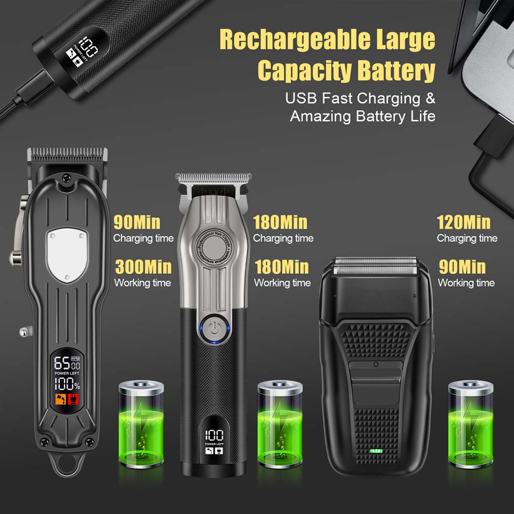 男性用プロフェッショナルバリカンセット - コードレストリマ - Electric Shaver Rotary のレビューと価格
