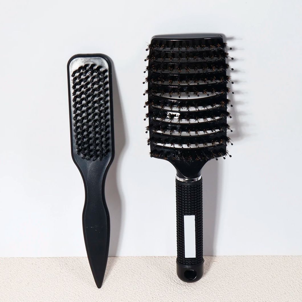 2個セットの櫛セット、中空の大きなカーブ櫛、テクスチャードオ - Beard Oil のレビューと価格