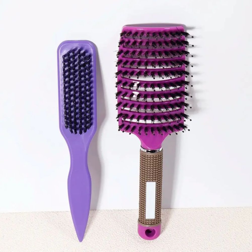2個セットの櫛セット、中空の大きなカーブ櫛、テクスチャードオ - Beard Oil のレビューと価格