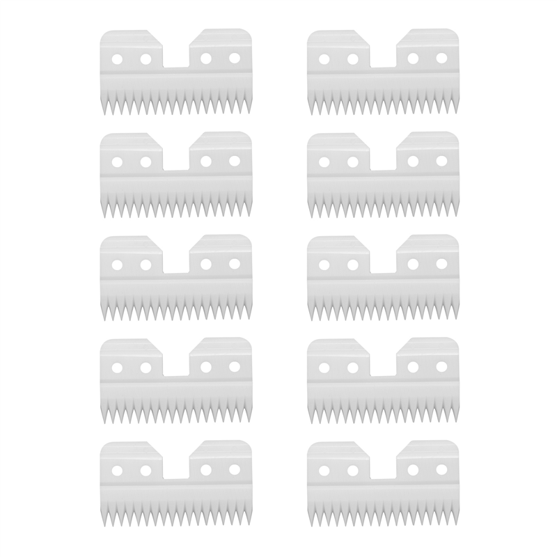 プレミアム-10個/ロット交換可能な18歯ペットクリッパー切 - Grooming Scissors のレビューと価格