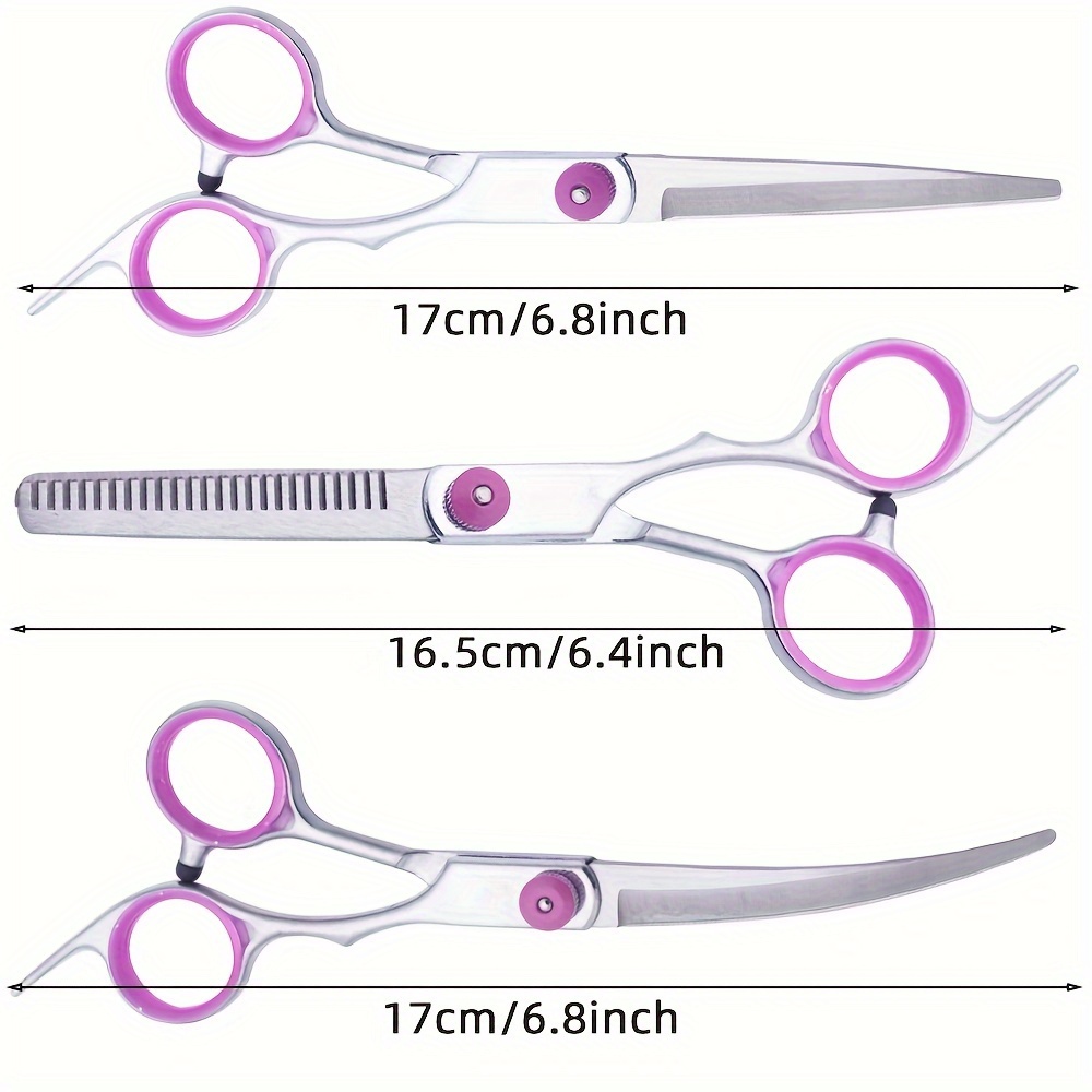 5点セット プロ仕様 犬用グルーミングハサミセット ステンレ - Grooming Scissors のレビューと価格